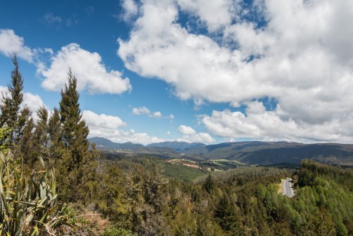 Der erste Blick in die Berge