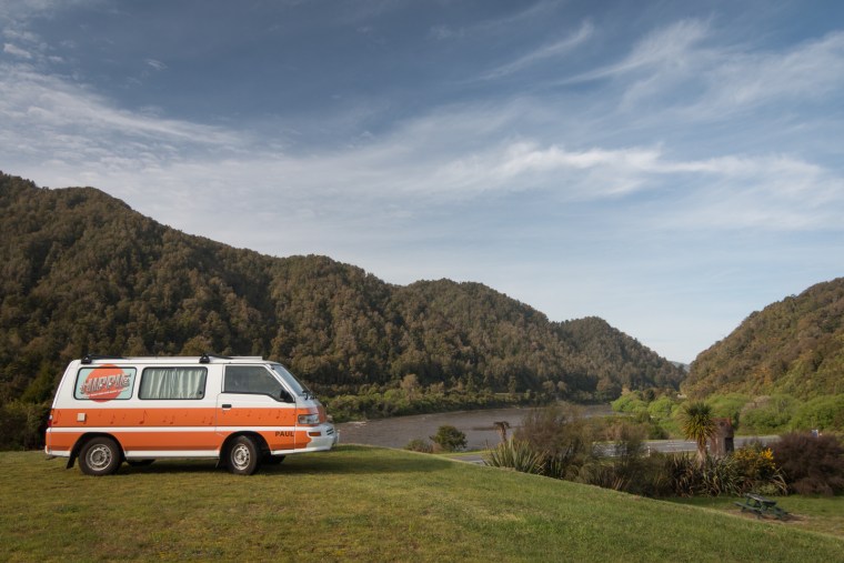 Camping im Tal des Buller River